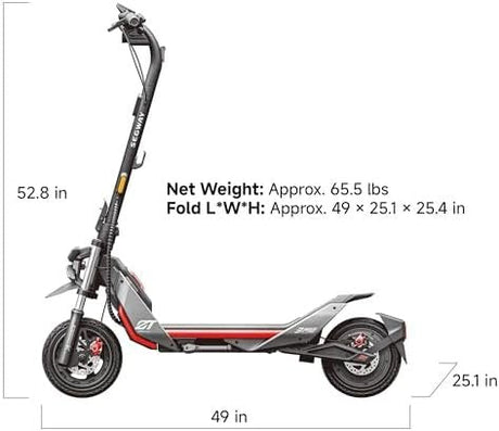 Segway ZT3 Pro Electric Scooter, Up to 24.9 MPH, 43.5 - Mile Range, Dual Suspension, Flash Charge, 1600W Peak Motor, Off - Road Scooter for Adults UL Certified (UL2272/2271) - Ezonesglobal - Buy at Wine Coolers Online