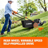 SENIX LSSG - H2 22 - Inch Self Propelled Gas Lawn Mower with 163 cc 4 - Cycle Engine - Ezonesglobal - Buy at Wine Coolers Online