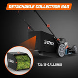SENIX LSSG - H2 22 - Inch Self Propelled Gas Lawn Mower with 163 cc 4 - Cycle Engine - Ezonesglobal - Buy at Wine Coolers Online