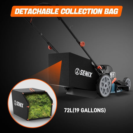 SENIX LSSG - H2 22 - Inch Self Propelled Gas Lawn Mower with 163 cc 4 - Cycle Engine - Ezonesglobal - Buy at Wine Coolers Online