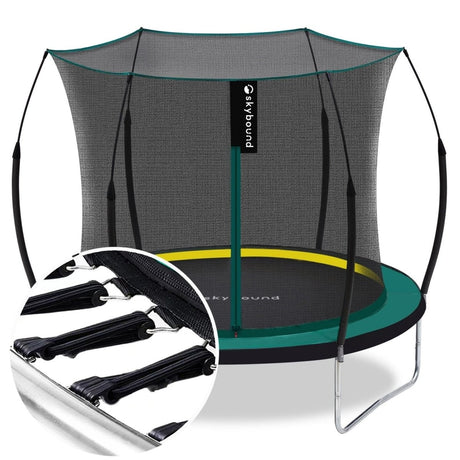 SkyBound 6ft outdoor Trampoline without springs, toddler springless trampoline with net for Kids and Adults, springless Trampoline with Enclosure for Backyard Indoor and Outdoor - Ezonesglobal - Buy at Wine Coolers Online