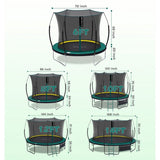 SkyBound 6ft outdoor Trampoline without springs, toddler springless trampoline with net for Kids and Adults, springless Trampoline with Enclosure for Backyard Indoor and Outdoor - Ezonesglobal - Buy at Wine Coolers Online