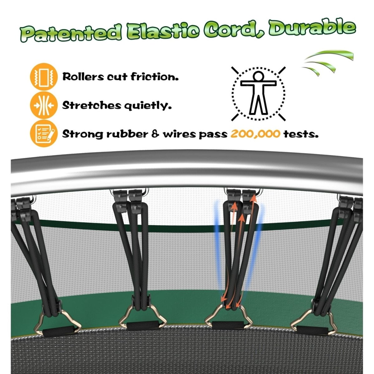 SkyBound 6ft outdoor Trampoline without springs, toddler springless trampoline with net for Kids and Adults, springless Trampoline with Enclosure for Backyard Indoor and Outdoor - Ezonesglobal - Buy at Wine Coolers Online