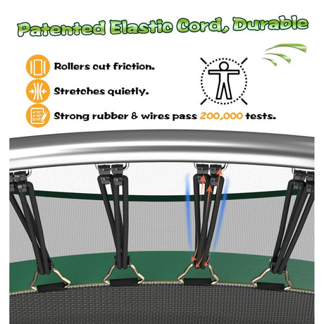 SkyBound 6ft outdoor Trampoline without springs, toddler springless trampoline with net for Kids and Adults, springless Trampoline with Enclosure for Backyard Indoor and Outdoor - Ezonesglobal - Buy at Wine Coolers Online