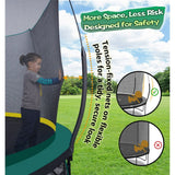 SkyBound 6ft outdoor Trampoline without springs, toddler springless trampoline with net for Kids and Adults, springless Trampoline with Enclosure for Backyard Indoor and Outdoor - Ezonesglobal - Buy at Wine Coolers Online