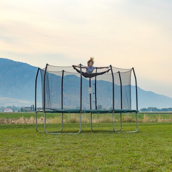 Skywalker 14′ Rectangle Trampoline with Enclosure - Ezonesglobal - Buy at Wine Coolers Online