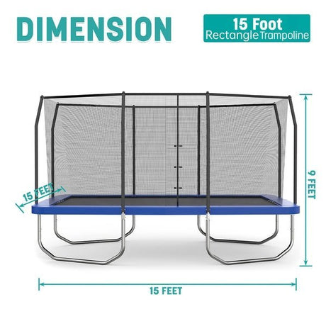 Skywalker 15′ x 9′ Rectangle Trampoline - Ezonesglobal - Buy at Wine Coolers Online