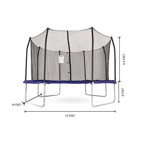 Skywalker Trampolines 14′ Square Trampoline with Enclosure - Ezonesglobal - Buy at Wine Coolers Online