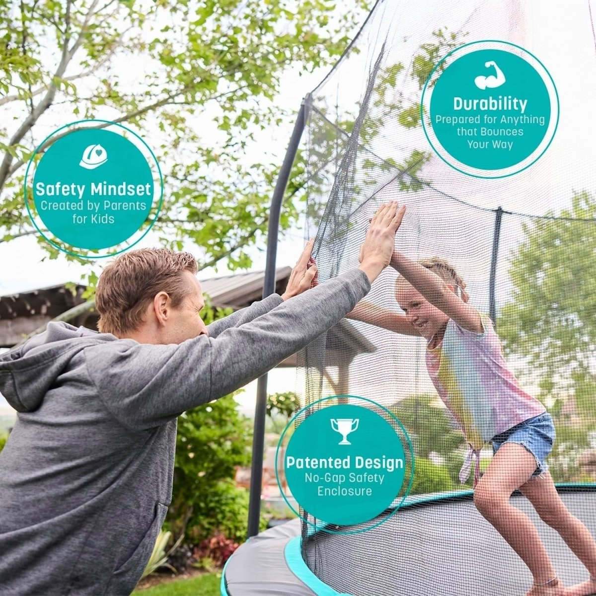 Skywalker Trampolines Rectangle Trampoline with Enclosure - Ezonesglobal - Buy at Wine Coolers Online