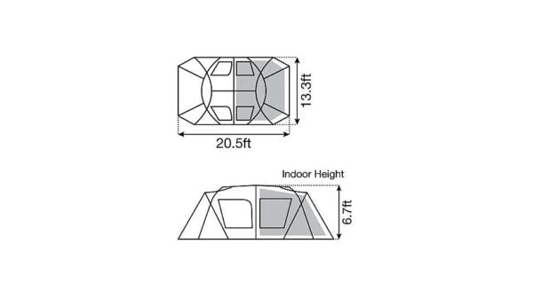 Snow Peak Land Lock Shelter Tent - Ezonesglobal - Buy at Wine Coolers Online