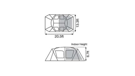 Snow Peak Land Lock Shelter Tent - Ezonesglobal - Buy at Wine Coolers Online
