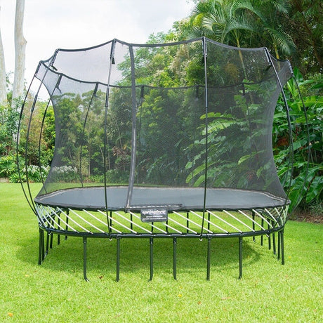 Springfree Kids 11 ft. Outdoor Large Square Trampoline with Enclosure - Ezonesglobal - Buy at Wine Coolers Online