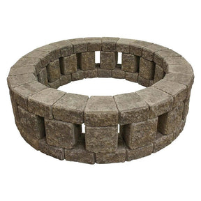 Stonehenge 58 in. x 16 in. Concrete Fire Pit Kit in Northwest Blend - Ezonesglobal - Buy at Wine Coolers Online
