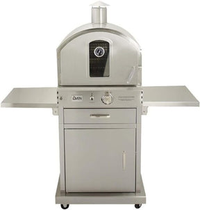 Summerset ‘The Oven’ Outdoor Freestanding Large Capacity Gas Oven with Pizza Stone, Smoker Box and Mobile Cart, 304 Stainless Steel Construction, Natural Gas - Ezonesglobal - Buy at Wine Coolers Online