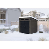 Suncast Modernist 7 ft. x 7 ft. Resin Vertical Pent Storage Shed with Floor Kit - Ezonesglobal - Buy at Wine Coolers Online