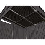 Suncast Modernist 7 ft. x 7 ft. Resin Vertical Pent Storage Shed with Floor Kit - Ezonesglobal - Buy at Wine Coolers Online
