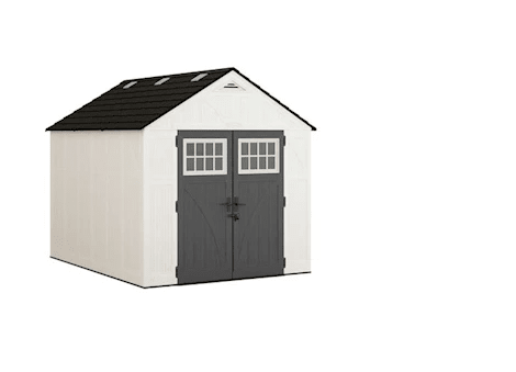 Suncast Tremont 8 ft. x 10 ft. Storage Shed with Floor – Ice Cube|BMS8125 - Ezonesglobal - Buy at Wine Coolers Online