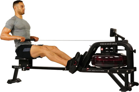 Sunny Health and Fitness Obsidian Surge Water Rowing Machine - Ezonesglobal - Buy at Wine Coolers Online