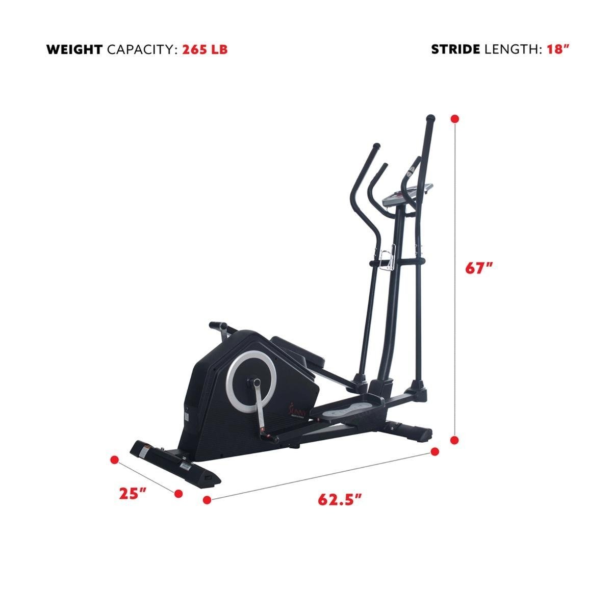 Sunny Health & Fitness Programmable Cardio Elliptical Trainer - Ezonesglobal - Buy at Wine Coolers Online