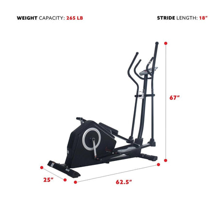 Sunny Health & Fitness Programmable Cardio Elliptical Trainer - Ezonesglobal - Buy at Wine Coolers Online