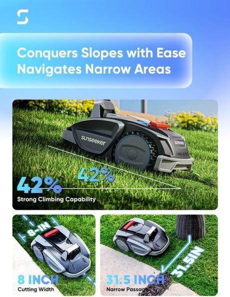 Sunseeker V3 Quiet Lawn Mower - Ezonesglobal - Buy at Wine Coolers Online