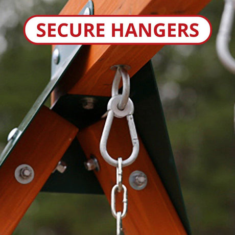 Swing - N - Slide Knightsbridge Deluxe Wooden Outdoor Swing Set - Ezonesglobal - Buy at Wine Coolers Online