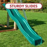 Swing - N - Slide Knightsbridge Deluxe Wooden Outdoor Swing Set - Ezonesglobal - Buy at Wine Coolers Online