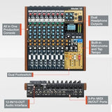 Tascam Model 12 All - in - One 12 - track Digital Multitrack Mixing and Recording Studio, Mixer, USB Audio Interface and DAW Controller - Ezonesglobal - Buy at Wine Coolers Online