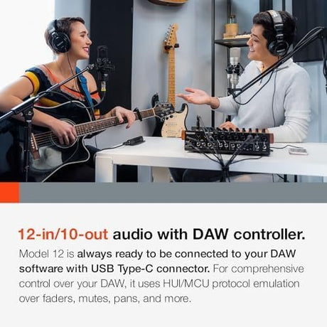 Tascam Model 12 All - in - One 12 - track Digital Multitrack Mixing and Recording Studio, Mixer, USB Audio Interface and DAW Controller - Ezonesglobal - Buy at Wine Coolers Online