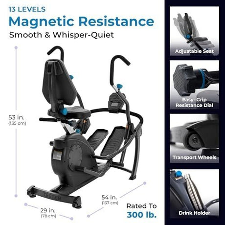 Teeter Freestep Recumbent Cross Trainer and Elliptical - Ezonesglobal - Buy at Wine Coolers Online