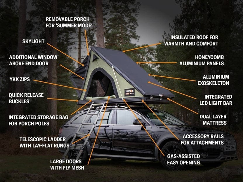TentBox Cargo 2.0 Roof Top Tent - Ezonesglobal - Buy at Wine Coolers Online