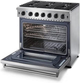 Thor Kitchen 36 - Inch Gas Range LRG3601U - Ezonesglobal - Buy at Wine Coolers Online