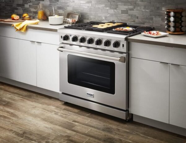 Thor Kitchen 36 - Inch Gas Range LRG3601U - Ezonesglobal - Buy at Wine Coolers Online