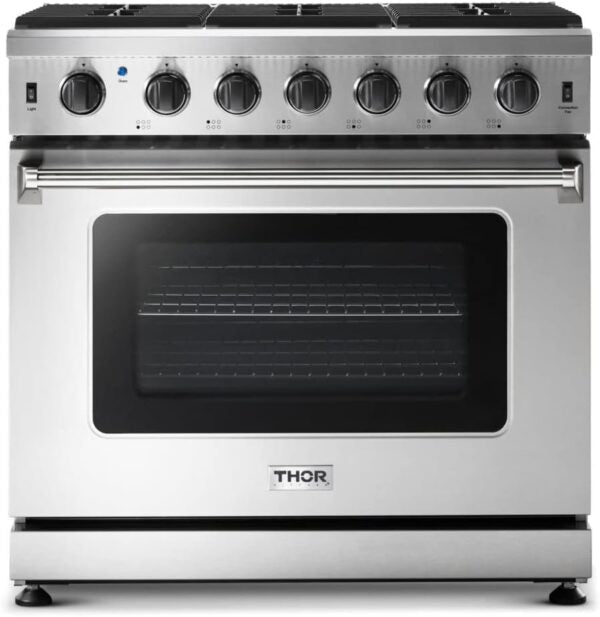 Thor Kitchen 36 - Inch Gas Range LRG3601U - Ezonesglobal - Buy at Wine Coolers Online