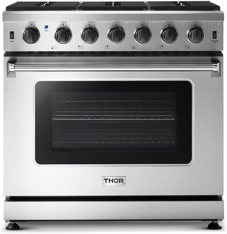 Thor Kitchen 36 - Inch Gas Range LRG3601U - Ezonesglobal - Buy at Wine Coolers Online