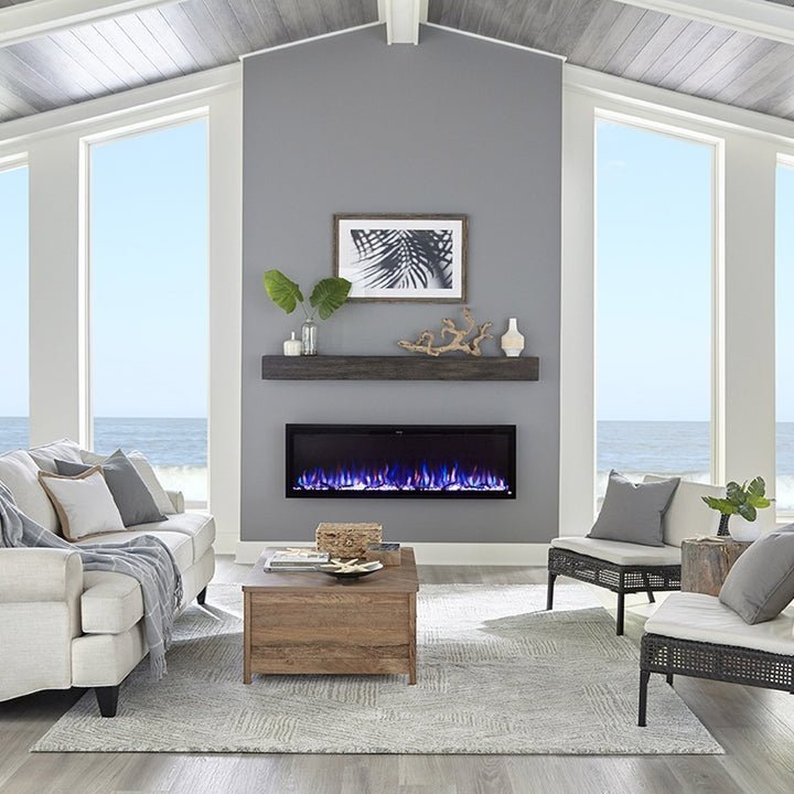 Touchstone Sideline Elite Smart 60″ WiFi - Enabled Recessed Electric Fireplace - Ezonesglobal - Buy at Wine Coolers Online