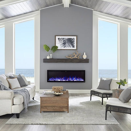 Touchstone Sideline Elite Smart 60″ WiFi - Enabled Recessed Electric Fireplace - Ezonesglobal - Buy at Wine Coolers Online