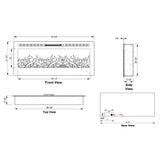 Touchstone Sideline Wall Mount Electric Fireplace - Ezonesglobal - Buy at Wine Coolers Online
