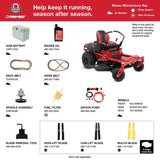 Troy - Bilt Mustang Z46 Zero - Turn Riding Lawn Mower - Ezonesglobal - Buy at Wine Coolers Online