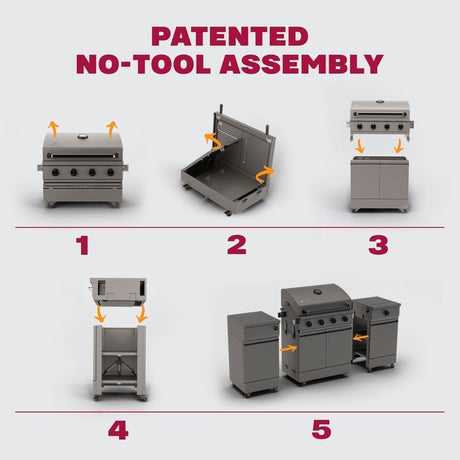 TYTUS Fresno Series 5 Burner Grill TDT - 021 - Ezonesglobal - Buy at Wine Coolers Online