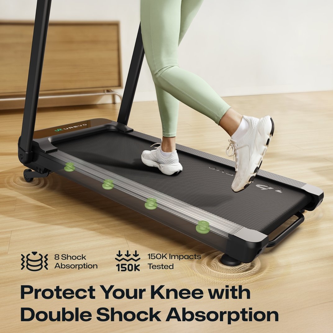 Urevo Foldi 3S Treadmill with Adjustable Desk - Ezonesglobal - Buy at Wine Coolers Online