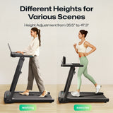 Urevo Foldi 3S Treadmill with Adjustable Desk - Ezonesglobal - Buy at Wine Coolers Online