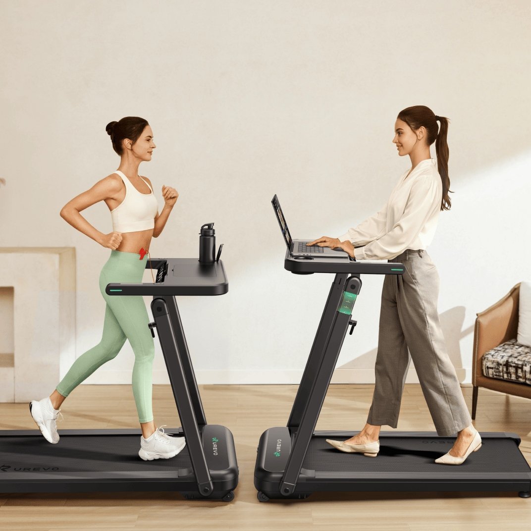 Urevo Foldi 3S Treadmill with Adjustable Desk - Ezonesglobal - Buy at Wine Coolers Online
