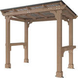 Veikous D Wooden Grill Gazebo Outdoor with Steel Roof - Ezonesglobal - Buy at Wine Coolers Online