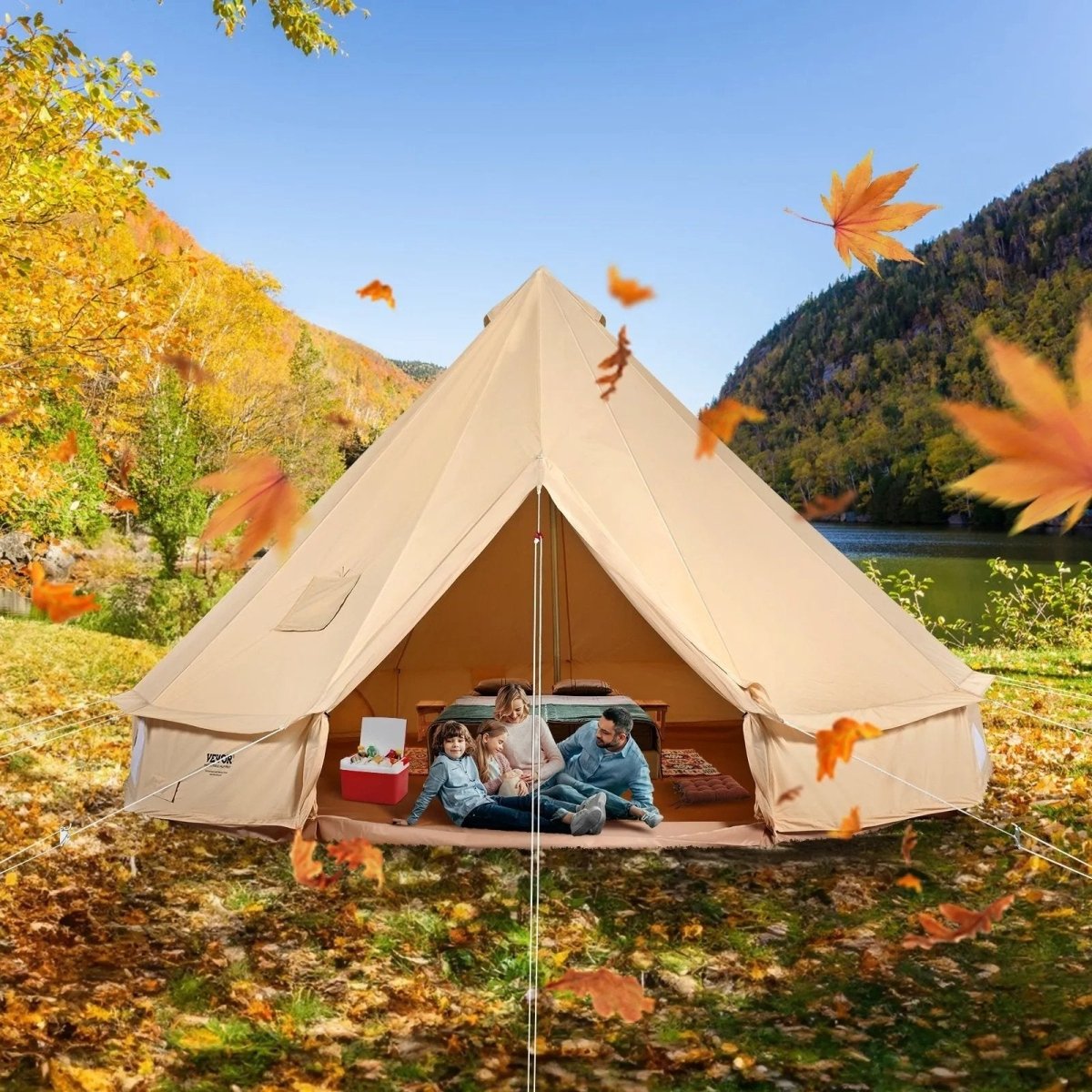 VEVOR Canvas Bell Tent - Ezonesglobal - Buy at Wine Coolers Online