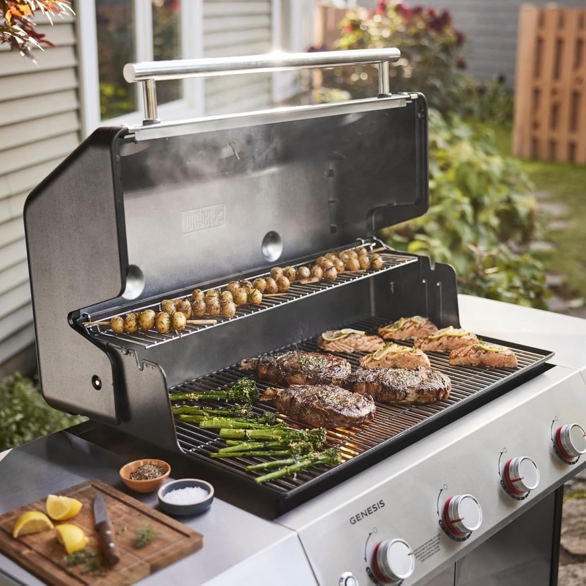 Weber Genesis S - 415 Gas Grill (Natural Gas) - Ezonesglobal - Buy at Wine Coolers Online