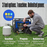 Westinghouse 13,500 Peak Watt Dual Fuel Portable Generator - Ezonesglobal - Buy at Wine Coolers Online