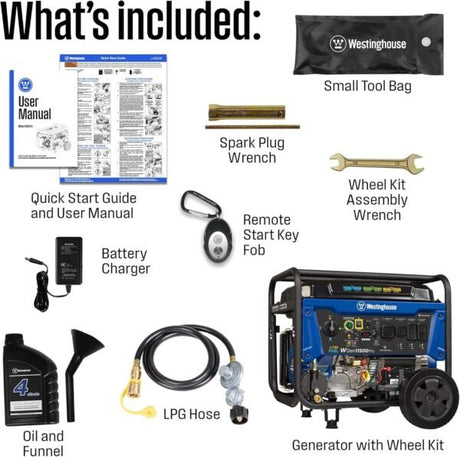 Westinghouse 14,500 Watt Tri - Fuel Portable Generator - Ezonesglobal - Buy at Wine Coolers Online
