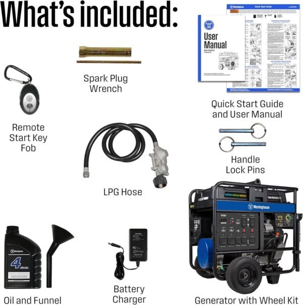 Westinghouse 28,000/20.000 - Watt Tri - Fuel Portable Generator - Ezonesglobal - Buy at Wine Coolers Online