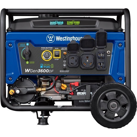 Westinghouse 4650 Peak Watt Dual Fuel Portable Generator, Remote Electric Start, RV Ready Outlet - Ezonesglobal - Buy at Wine Coolers Online